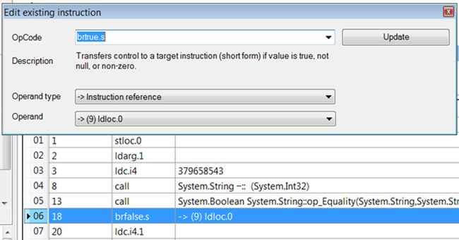 edit existing instruction